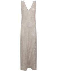 hinnominate - Open-Knit Sleeveless Dress - Lyst