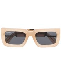 Off-White c/o Virgil Abloh - Occhiali Da Sole Boston Con Placca Logo - Lyst