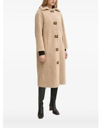 Pedro Del Hierro Madrid - Abrigo con cierre de botón - Lyst