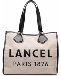 Lancel - Shopper mit Logo-Print - Lyst