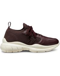 Stuart Weitzman - Mesh Lace-Up Chunky Sneakers - Lyst
