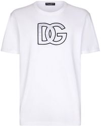 Dolce & Gabbana - Logo-monogram-print T-shirt - Lyst