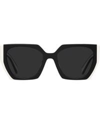 Prada - Gafas de sol oversize con montura cuadrada - Lyst