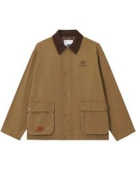 Chocoolate - Corduroy-Collar Logo-Print Jacket - Lyst