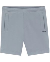BOSS - Logo-Embroidered Track Shorts - Lyst