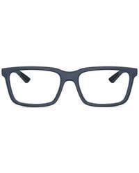 Prada Linea Rossa - Rectangle-Frame Glasses - Lyst