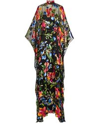 ‎Taller Marmo - Theda Floral Maxi Kaftan - Lyst