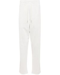 Lardini - Drawstring-Waist Straight-Leg Trousers - Lyst