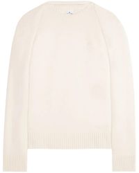 Courreges - Layered Logo-Embroidered Sweater - Lyst