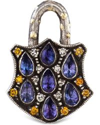 Sevan Bıçakçı - Sterling Padlock Tanzanite And Diamond Pendant - Lyst