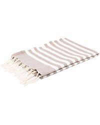 Mc2 Saint Barth - Striped Honeycomb-knit Towel - Lyst