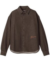 Jacquemus - Logo Cotton Shirt - Lyst