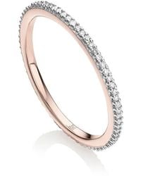Monica Vinader - Skinny Eternity Diamond Ring - Lyst