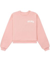 Sporty & Rich - Wellness Ivy Cropped Sweatshirt - Lyst