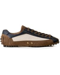 Car Shoe - Suede Panelled Sneakers - Lyst
