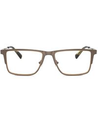 Michael Kors - Hidden Hills Matte Rectangle-Frame Glasses - Lyst
