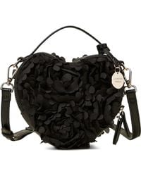 Twinset - Heart-Shaped Shoulder Bag With Flowers - Lyst
