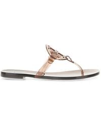 Tory Burch - Miller Flat Sandals - Lyst