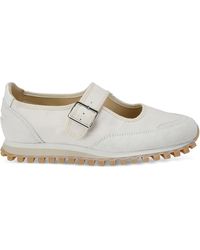 Comme des Garçons - Baskets En Cuir À Logo Embossé - Lyst