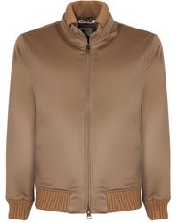 KIRED - Kasjmier Jack Met Geribbelde Manchetten - Lyst