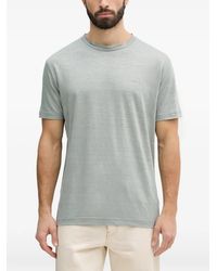 GANT - Embroidered-Logo T-Shirt - Lyst