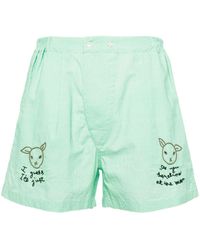 Bode - See You At The Barn Shorts - Lyst