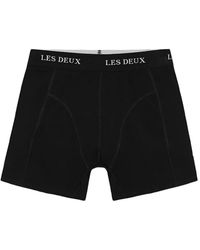 Les Deux - Warren Logo-Waistband Boxers (Pack Of Two) - Lyst
