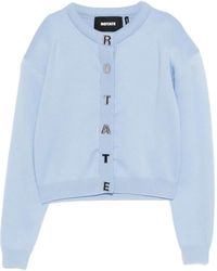 ROTATE BIRGER CHRISTENSEN - Cardigan mit Logo-Knöpfen - Lyst