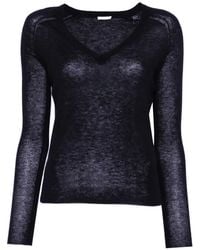 JOSEPH - Cetus Cashair V-Neck Cashmere Sweater - Lyst