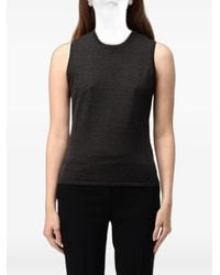 Theory - Sleeveless Wool Top - Lyst