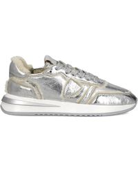 Philippe Model - Tropez 2.1 Shearling Panelled Sneakers - Lyst