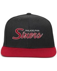 Mitchell & Ness - Team Script 2.0 Snapback Cap - Lyst