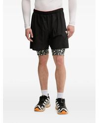Dynafit - Trail Logo-Print Layered Track Shorts - Lyst