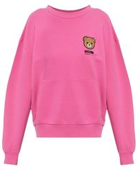 Moschino - Teddy Bear-Patch Sweatshirt - Lyst