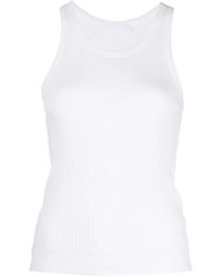 Helmut Lang - Scoop-Neck Sleeveless Top - Lyst