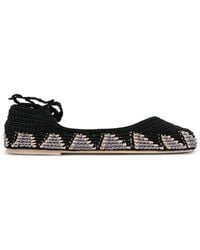 SLO_HAND_MADE - Crochet Ballet Flats - Lyst