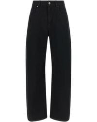 Brunello Cucinelli - Monili-Embellished Wide-Leg Jeans - Lyst