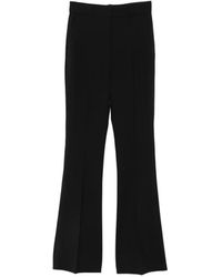 Sportmax - Pressed-Crease Flared Trousers - Lyst