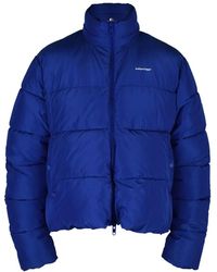 Balenciaga - Quilted Logo Jacket - Lyst