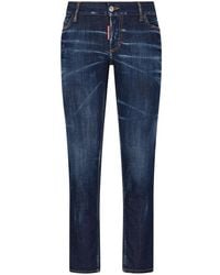 DSquared² - Cool Girl Cropped Skinny Jeans - Lyst