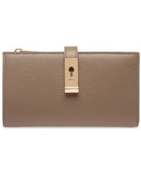 Bally - Billetera de cuero en cognac marrón - Lyst