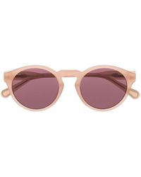 Chloé - Tinted Lenses Round-frame Sunglasses - Lyst