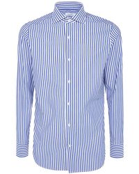 Tintoria Mattei 954 - Striped Long-Sleeve Shirt - Lyst