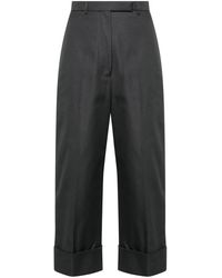 Thom Browne - Straight-Leg High-Waisted Pants - Lyst