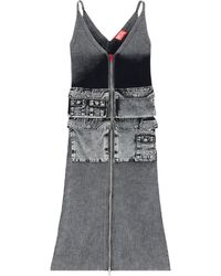 DIESEL - Robe M-Melti À Coupe Mi-Longue - Lyst