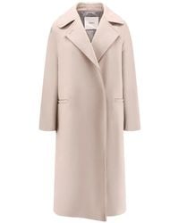 Hevò - Manteau À Revers Crantés - Lyst