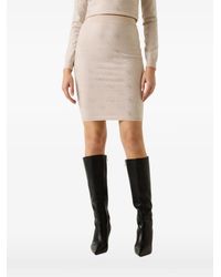 Guess - Wool-Blend Rhinestones Skirt - Lyst