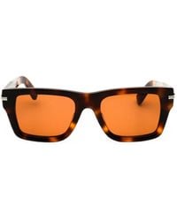 Ferragamo Eyewear - Tortoiseshell-Pattern Rectangle-Frame Sunglasses - Lyst