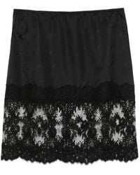 Willy Chavarria - Fondo Lace-Trim Midi Skirt - Lyst