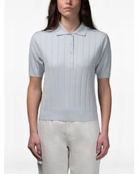 Moorer - Buttons Ribbed Polo Shirt - Lyst